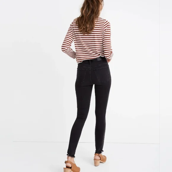 Madewell High Rise Black Jeans - Picture 2 of 8